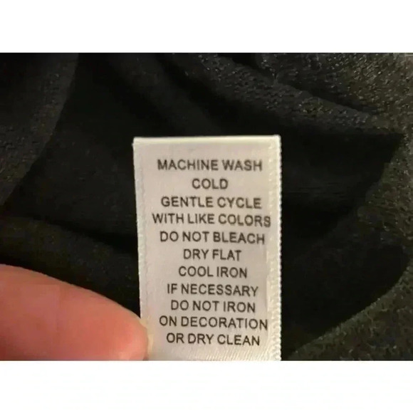 Spense Gold Toggle Button Gray Cardigan, size Large 50 - Picture 6 of 6